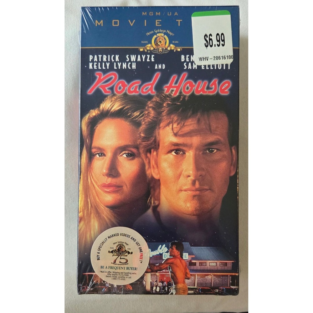 Road House VHS Patrick Swayze MGM/UA Home Video Factory Sealed New 1989 Movie